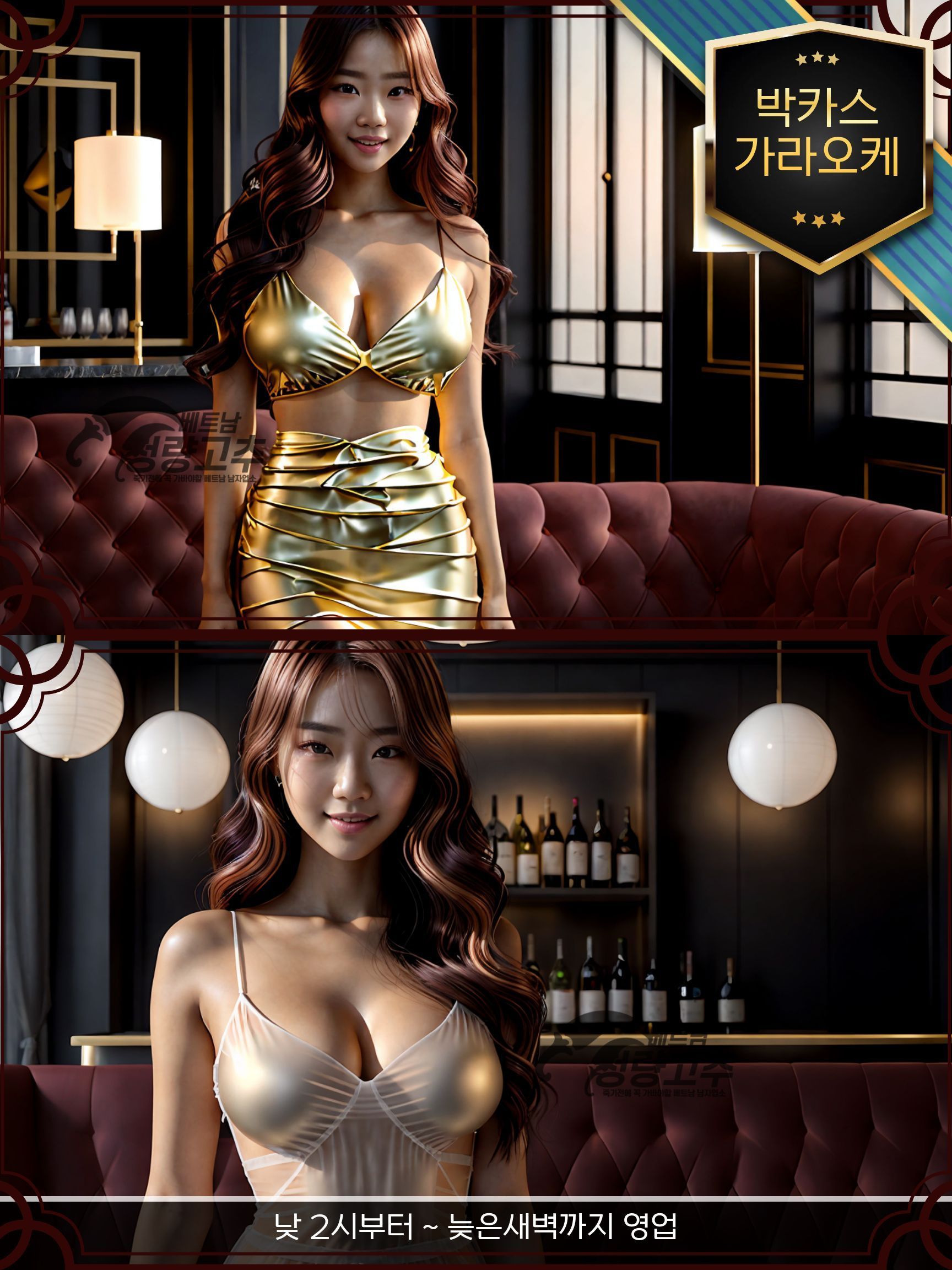 박카스 가라오케 주변 미딩 거리 전경