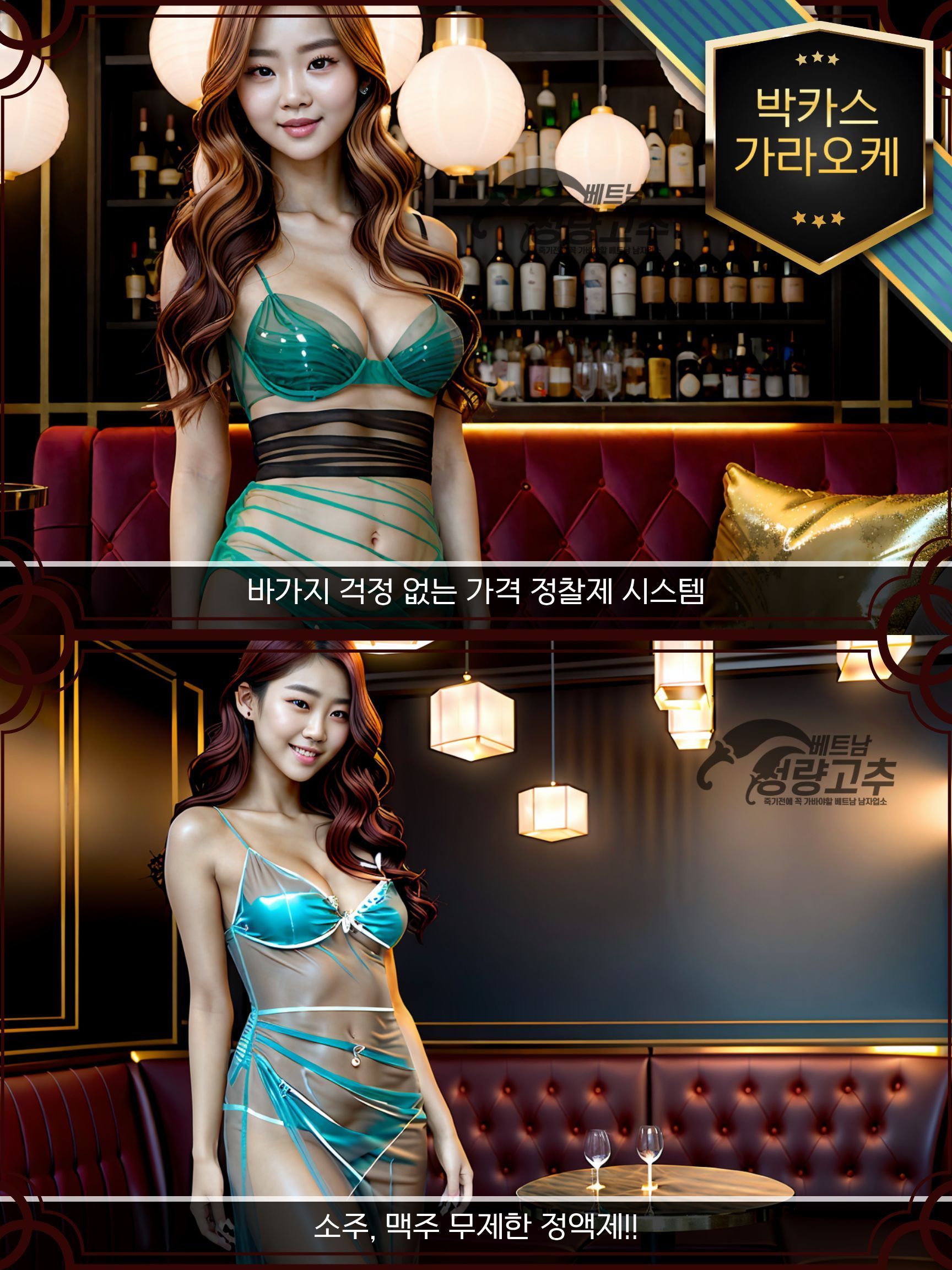 박카스 가라오케 룸 및 시스템 안내 사진