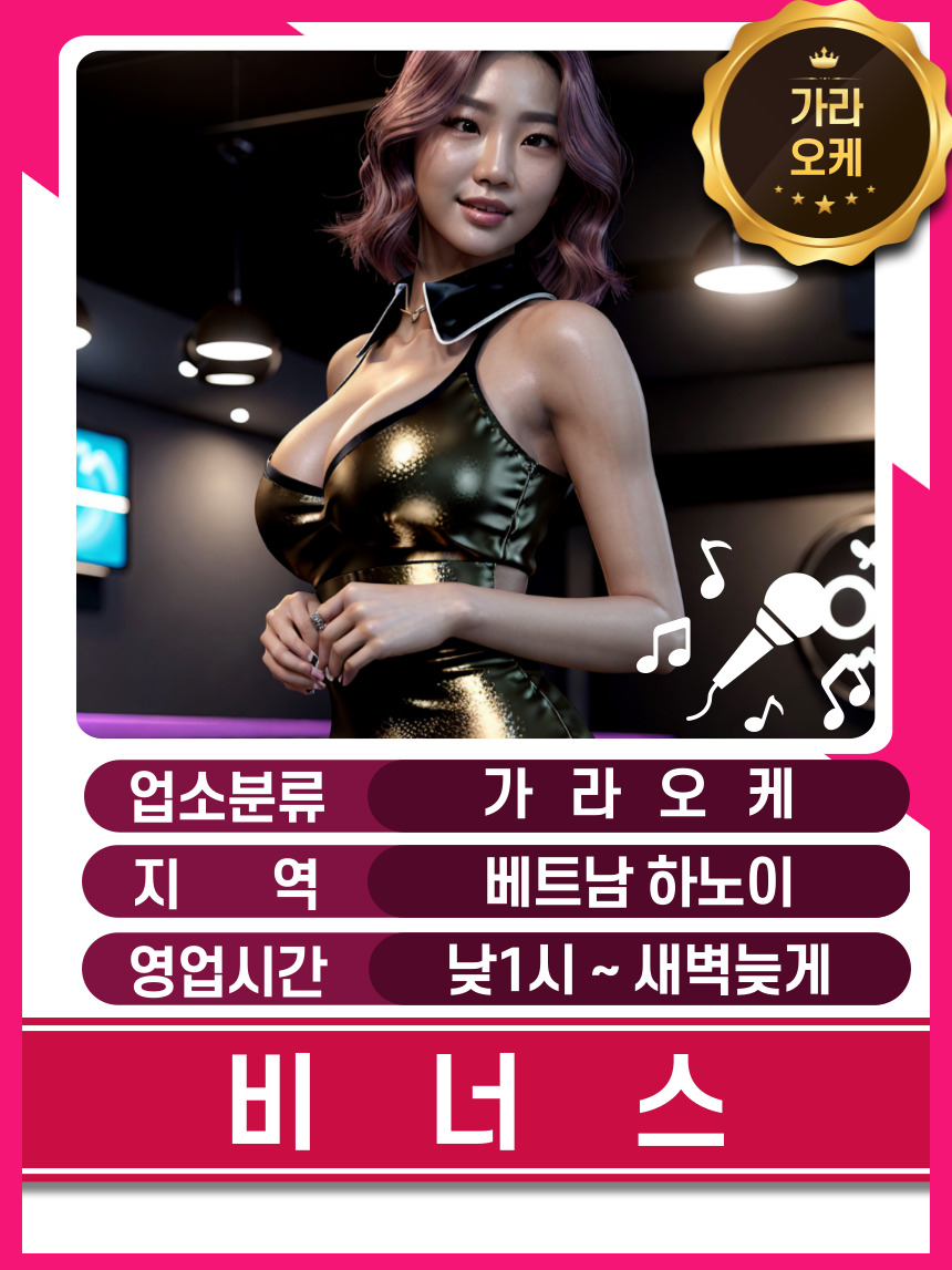 하노이 비너스 가라오케 가격표