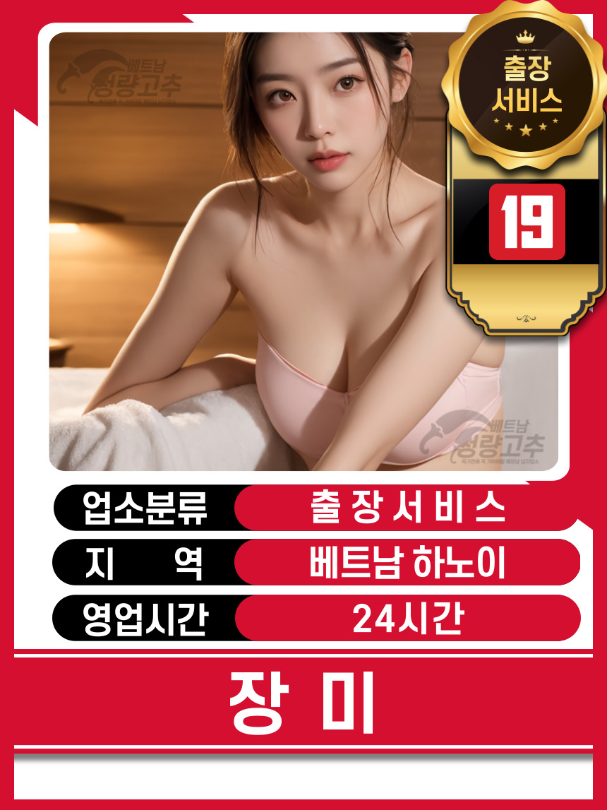 하노이 장미 출장마사지 가격표