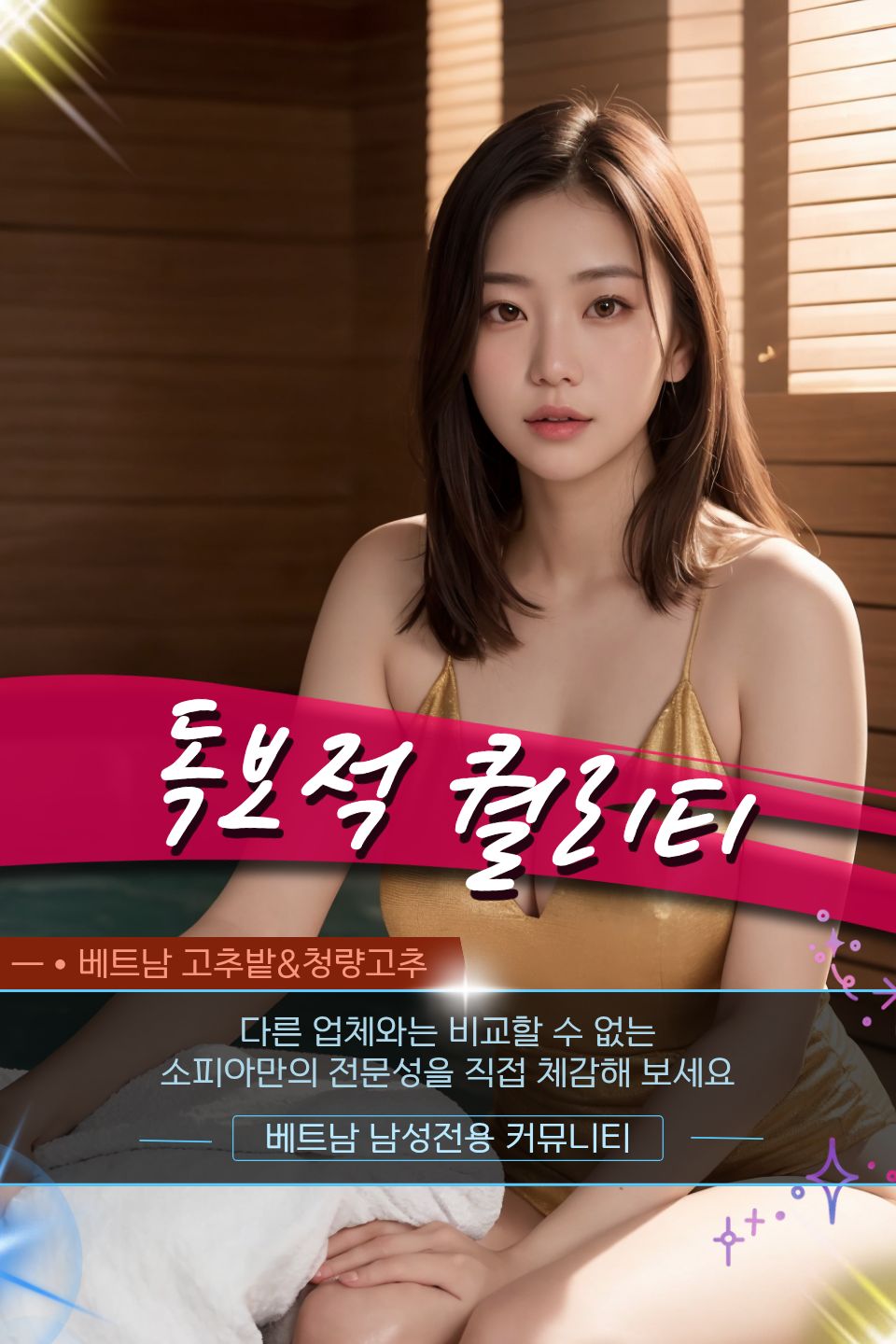 호치민 소피아 출장마사지 문의 방법 및 홍보사진