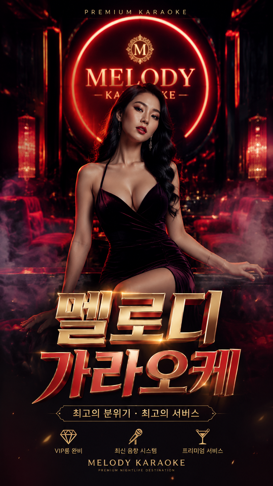 하노이 멜로디 가라오케 매장 참고사진